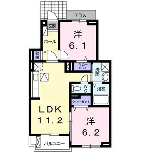ベリーハウス【1階】の間取り