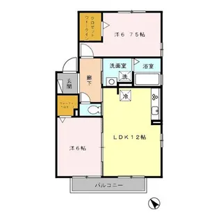 ZUCCA(ズッカ)【1階】の間取り
