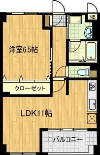 グランエキスト【1階】の間取り