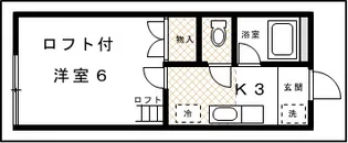 ドウェリング斎藤10【1階】の間取り