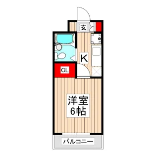 プラザマキシム【2階】の間取り