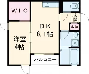 ブルーミー鳥栖レジデンス【2階】の間取り