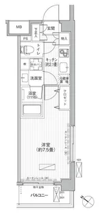 クラール阿佐ヶ谷【3階】の間取り