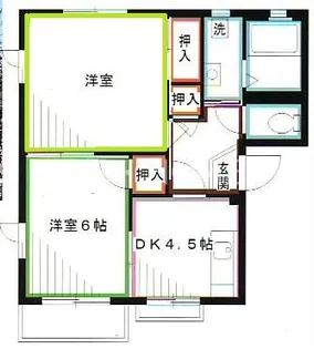 リヴェール武蔵野【2階】の間取り