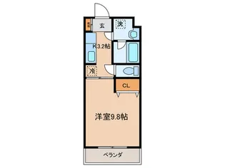 ラ ヴェラ ヴィータ【1階】の間取り