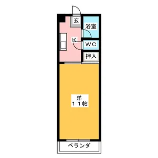 冨士美ビル【2階】の間取り