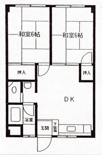サンハイツ石川【3階】の間取り