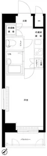 ルーブル西五反田弐番館【5階】の間取り