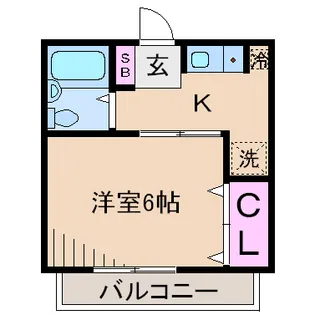 ピアシティーステージII【1階】の間取り