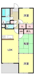 新白河パークハウスI【2階】の間取り