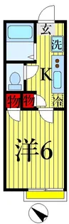 クリアネス船堀【1階】の間取り