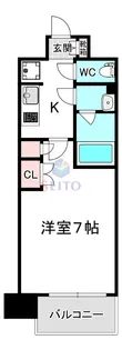コンフォリア・リヴ江坂江の木町Q【9階】の間取り
