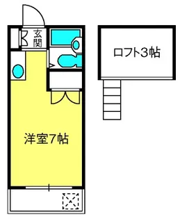 キャロットハウス稲荷町【1階】の間取り