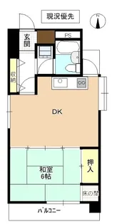 メゾン西鶴賀【3階】の間取り