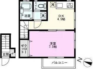 レガート草加【2階】の間取り