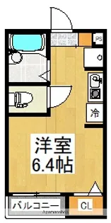 MELDIA新百合ヶ丘【1階】の間取り
