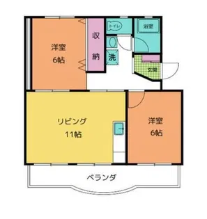 佐藤マンション【1階】の間取り