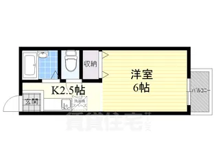 カメリアハイツB棟【2階】の間取り