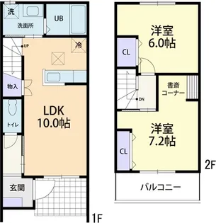 ティアコート f Aの間取り