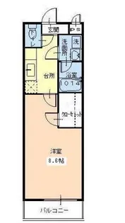 フジパレス堺鳳中III番館【3階】の間取り
