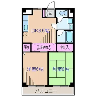 フィットネス大倉山【3階】の間取り
