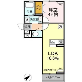 グレイスコート YKY【3階】の間取り