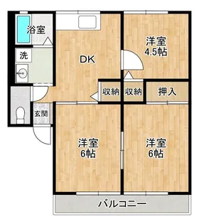 ラ・フォージュ【1階】の間取り