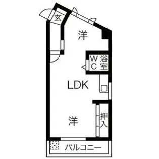 桜通サンダイマンション【4階】の間取り