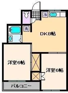 第5タカサハイム【3階】の間取り