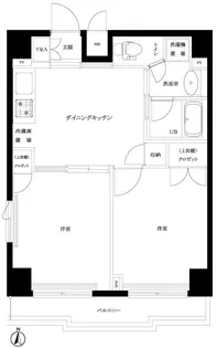 ルーブル上鷺宮弐番館【5階】の間取り
