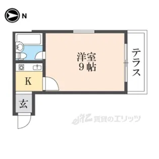 エクステリア法隆寺【1階】の間取り