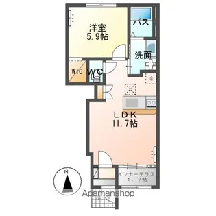 ミュール【1階】の間取り