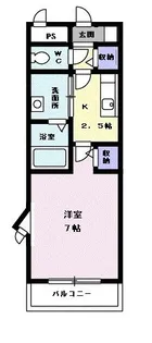セモア中山【4階】の間取り