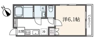 ハイツハク【3階】の間取り