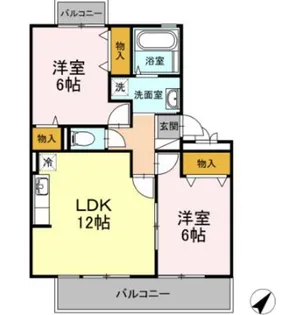 アルファタウン秦野新町 C【2階】の間取り