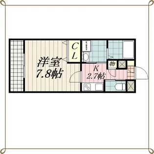 HARU(ハル)【3階】の間取り