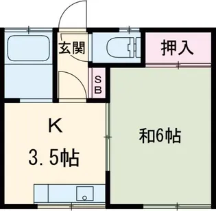 芙蓉荘【2階】の間取り