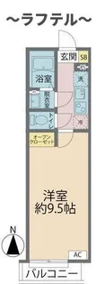 カインドネス所沢青葉台【2階】の間取り