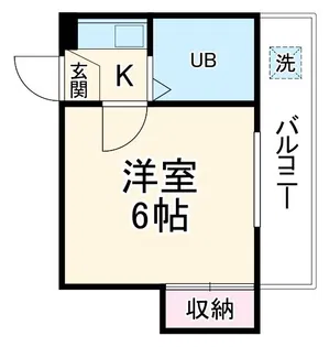 アトランティス東岡崎【2階】の間取り