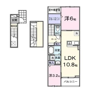 グレイス II B【3階】の間取り