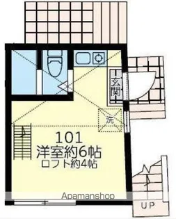 オアシス戸部A【2階】の間取り
