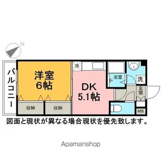 リヴィエール【2階】の間取り
