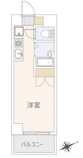 パークサイド石坂【6階】の間取り