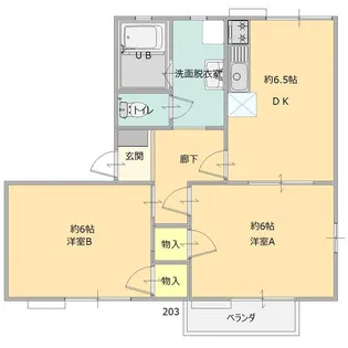 グレースコーポ【2階】の間取り