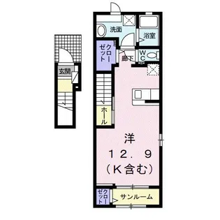 レガリア医学部前【2階】の間取り