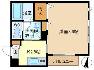 シャリテ・クオーレ【3階】の間取り