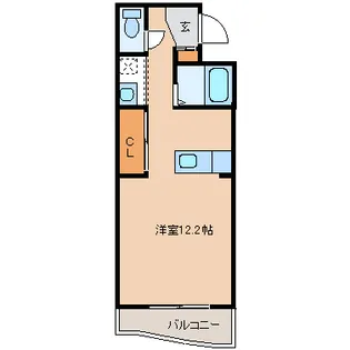 静岡県浜松市中央区鴨江4【マンション】の間取り