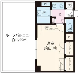 マートルコート東中野グラン【8階】の間取り
