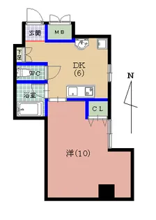 浅井ビル【2階】の間取り