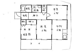 茨城県かすみがうら市下稲吉【一戸建】の間取り